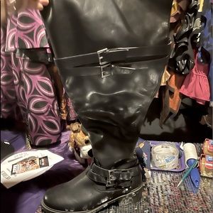 Torrid Plus Calf Thigh High Boots